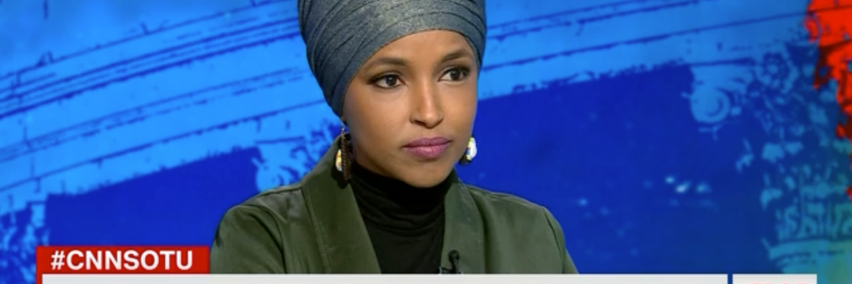 U.S. Rep. Ilhan Omar (D-Minn.) appeared on CNN's "State of the Union" on January 29, 2023.​