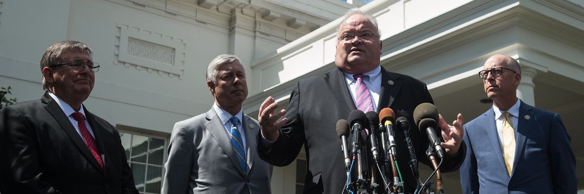 U.S. Republican Reps. Michael Burgess of Texas, Fred Upton of Michigan, Billy Long of Missouri, and Greg Walden of Oregon