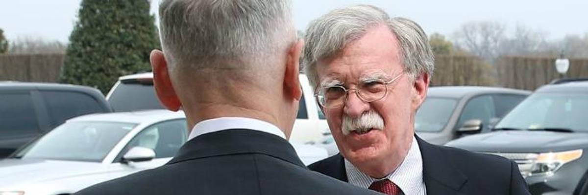 Laughs All Around as Jim 'Mad Dog' Mattis Meets John 'Devil Incarnate' Bolton
