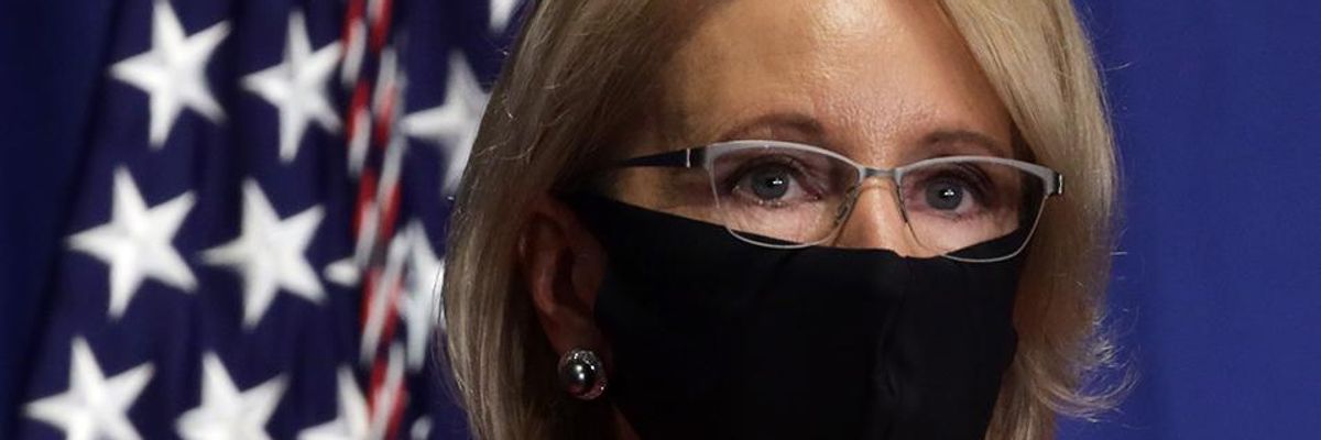 DeVos Slammed for Arguing Pandemic Ultimately a 'Good Thing' for US Public Education