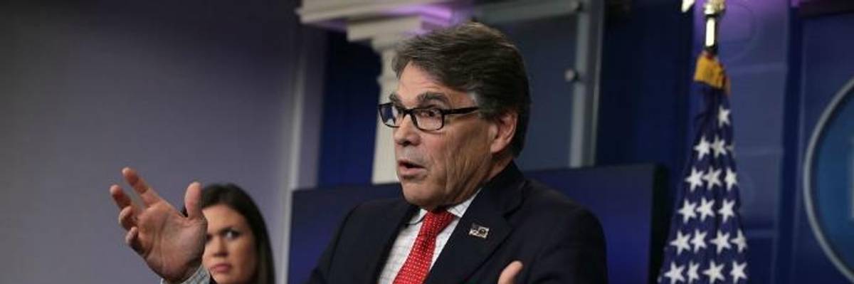 Trump Energy Dept's Pro-Coal, Pro-Nuclear Report 'Not Worth Paper It's Written On'
