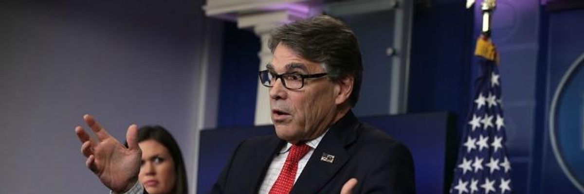 Trump Energy Dept's Pro-Coal, Pro-Nuclear Report 'Not Worth Paper It's Written On'