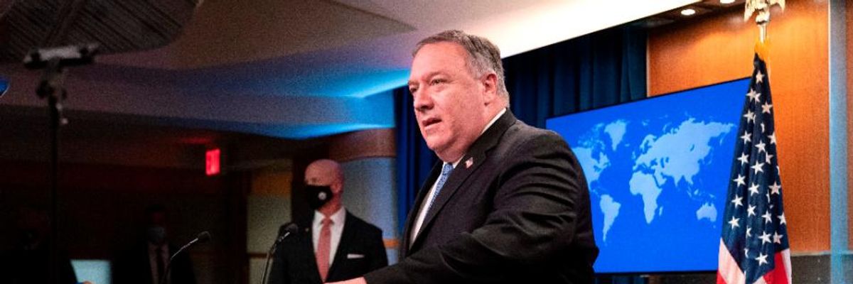 'Going Back to the Cheney Playbook': Fears of War Grow as Pompeo Plans to Accuse Iran of Ties to Al Qaeda