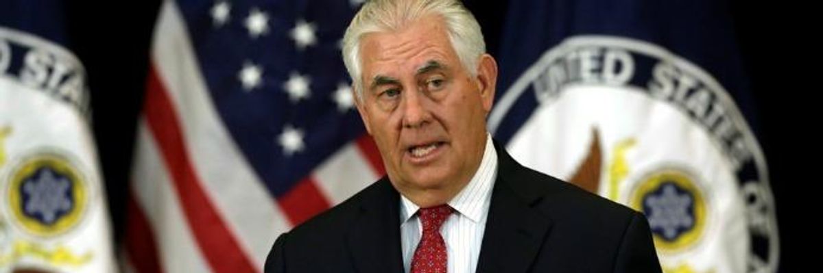 Tillerson Says Human Rights Will Not Interfere with 'America First' Agenda