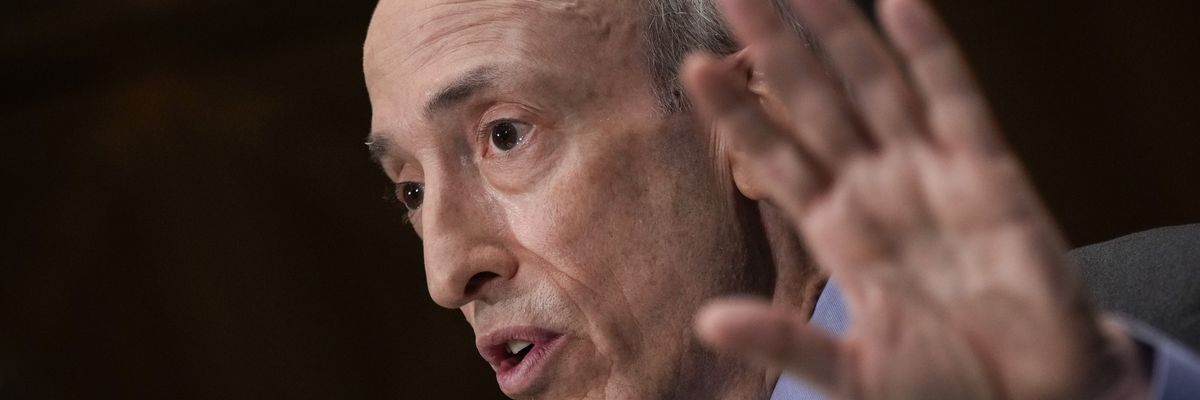 U.S. Securities and Exchange Commission chairman Gary Gensler.