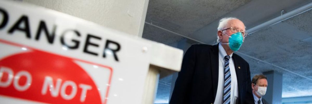 'No More Caving' to Austerity Warns Sanders After Biden Lauds Paltry Covid-19 Relief Deal as 'Model' Legislation