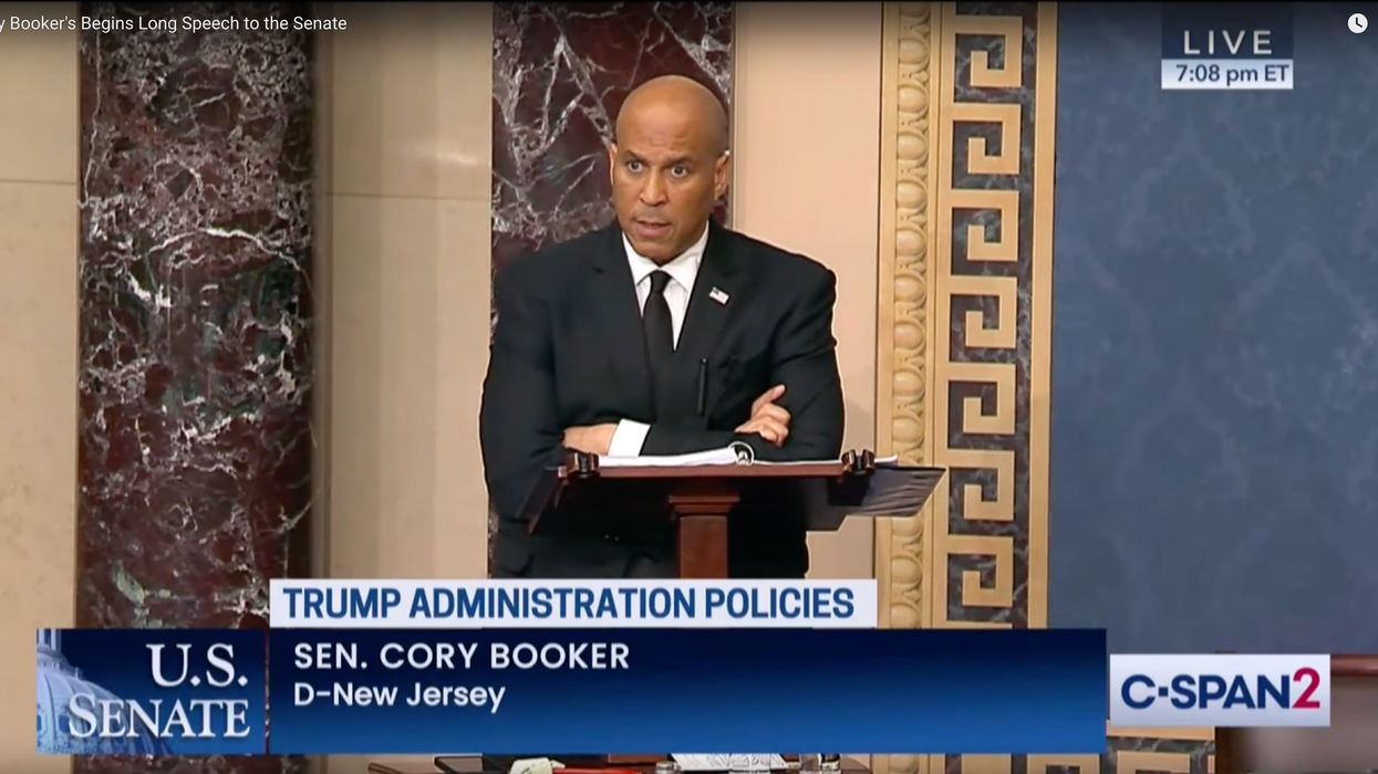 U.S. Sen. Cory Booker (D-N.J.) held the Senate floor overnight