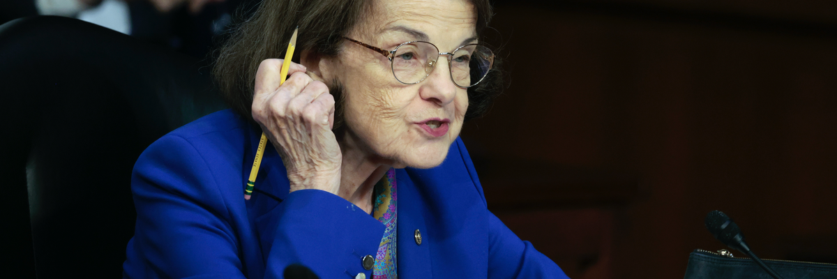 U.S. Sen. Dianne Feinstein (D-Calif.), who is absent from the Senate while recovering from shingles, is facing calls to resign.