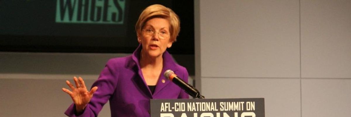 'Everything is Awesome'? Not So Much for Middle Class, Says Warren