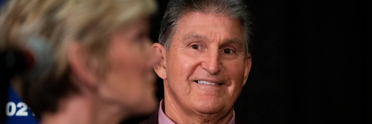 U.S. Sen. Joe Manchin (D-WV) and U.S. Energy Secretary Jennifer M. Granholm hold a news conference.
