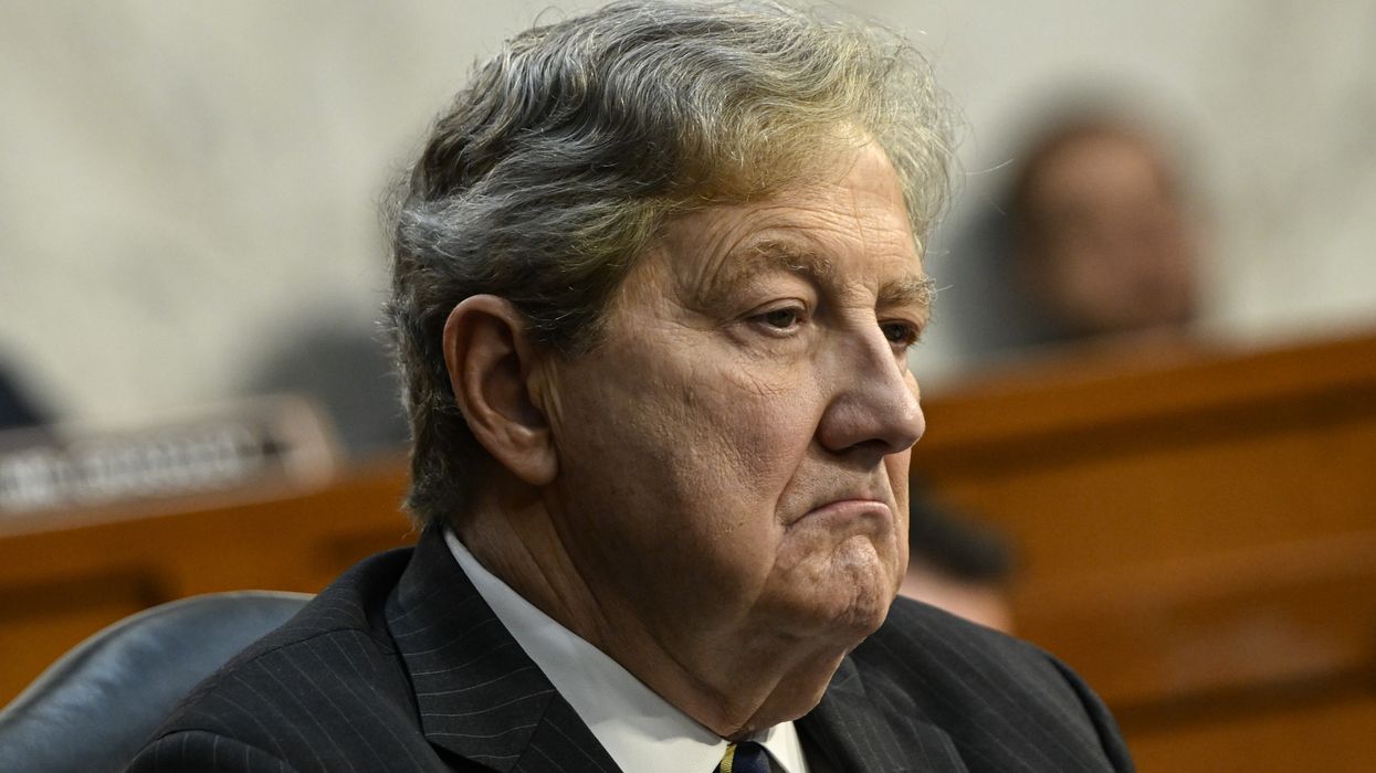 U.S. Sen. John Kennedy attends a hearing