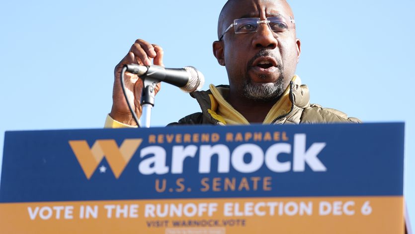 U.S. Sen. Raphael Warnock.