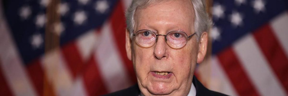 McConnell Vows to Be 'Firewall' Against Progress in Senate As Democrats Mull Eliminating Filibuster