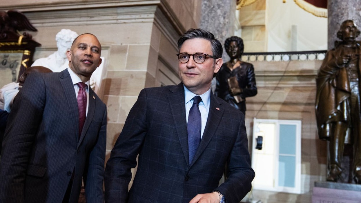 House Dems Save 'MAGA Mike' Johnson From Marjorie Taylor Greene Ouster