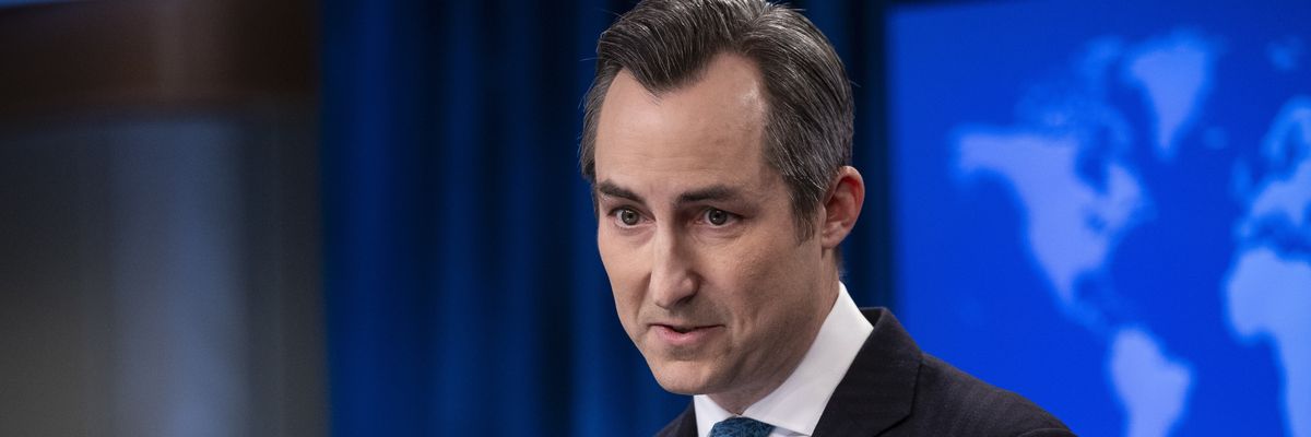 U.S. State Department spokesperson Matthew Miller