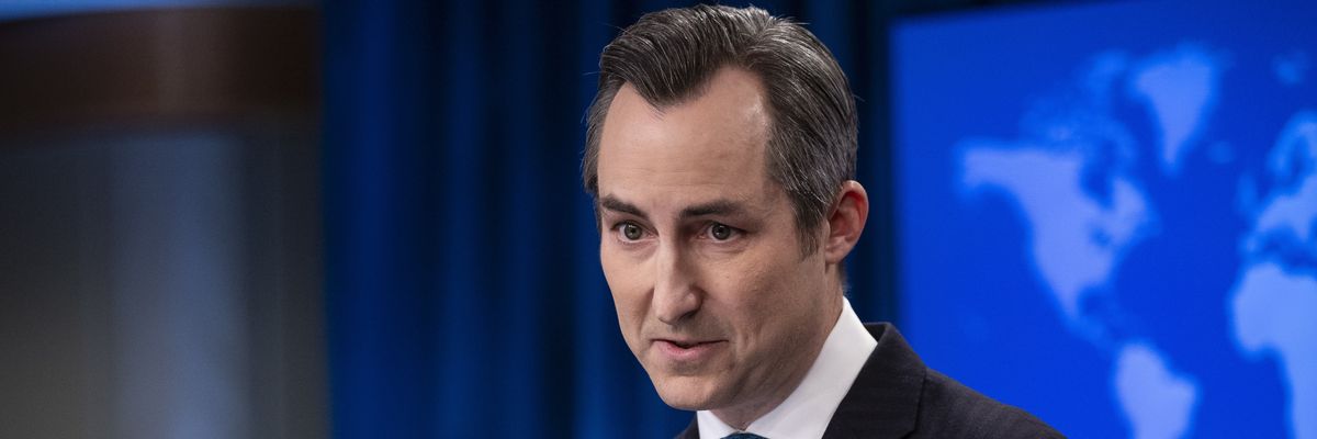 U.S. State Department spokesperson Matthew Miller