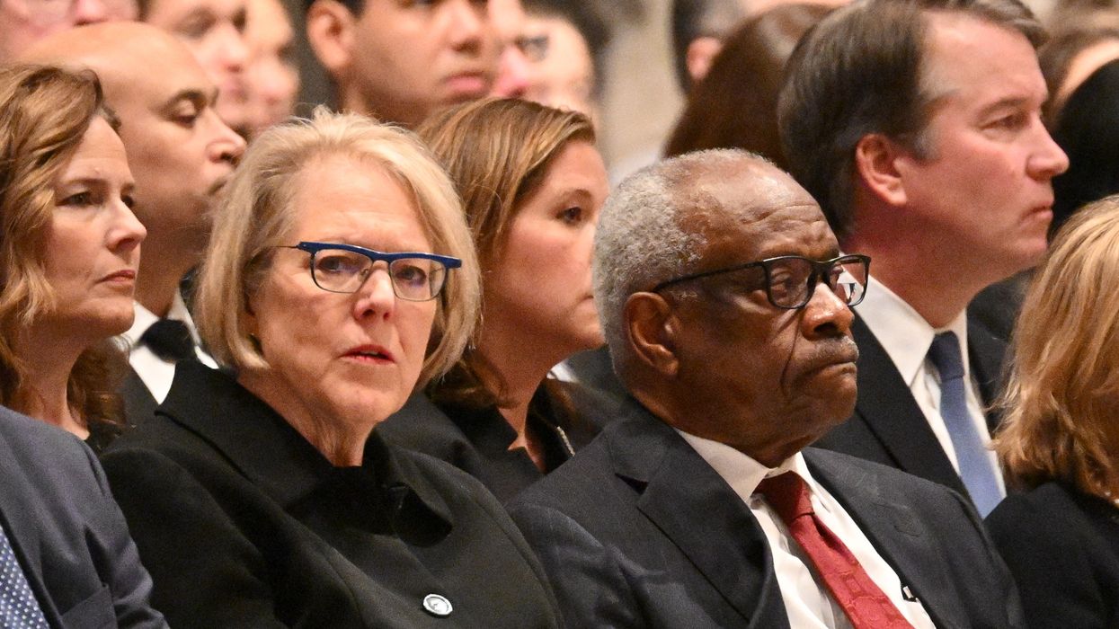 U.S. Supreme Court Justice Clarence Thomas and his wife, Ginni Thomas