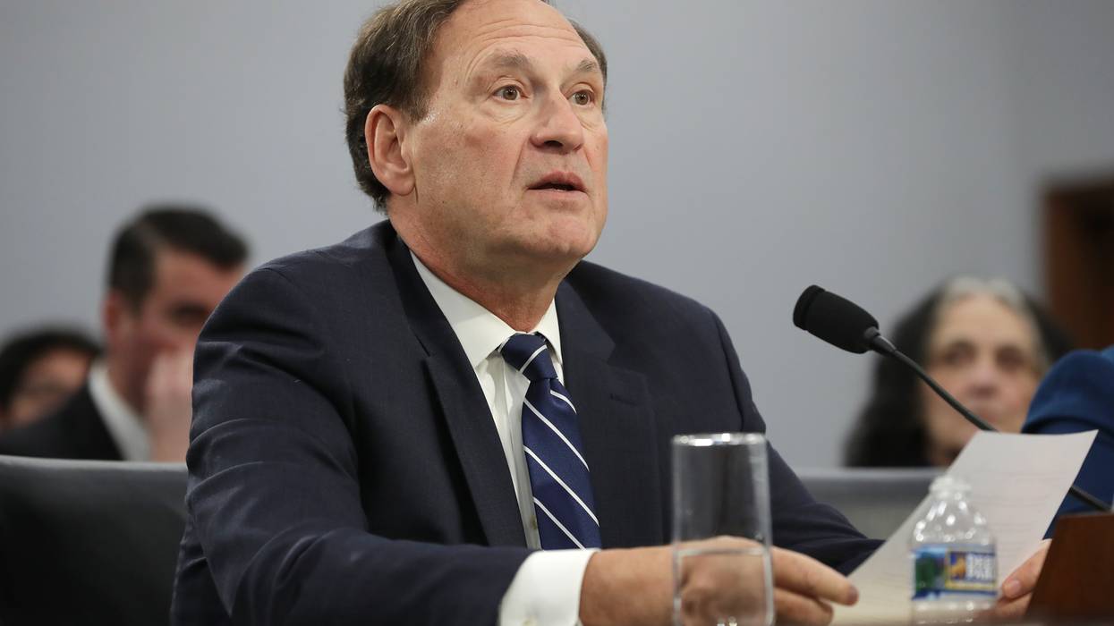 U.S. Supreme Court Justice Samuel Alito testifies at a House hearing