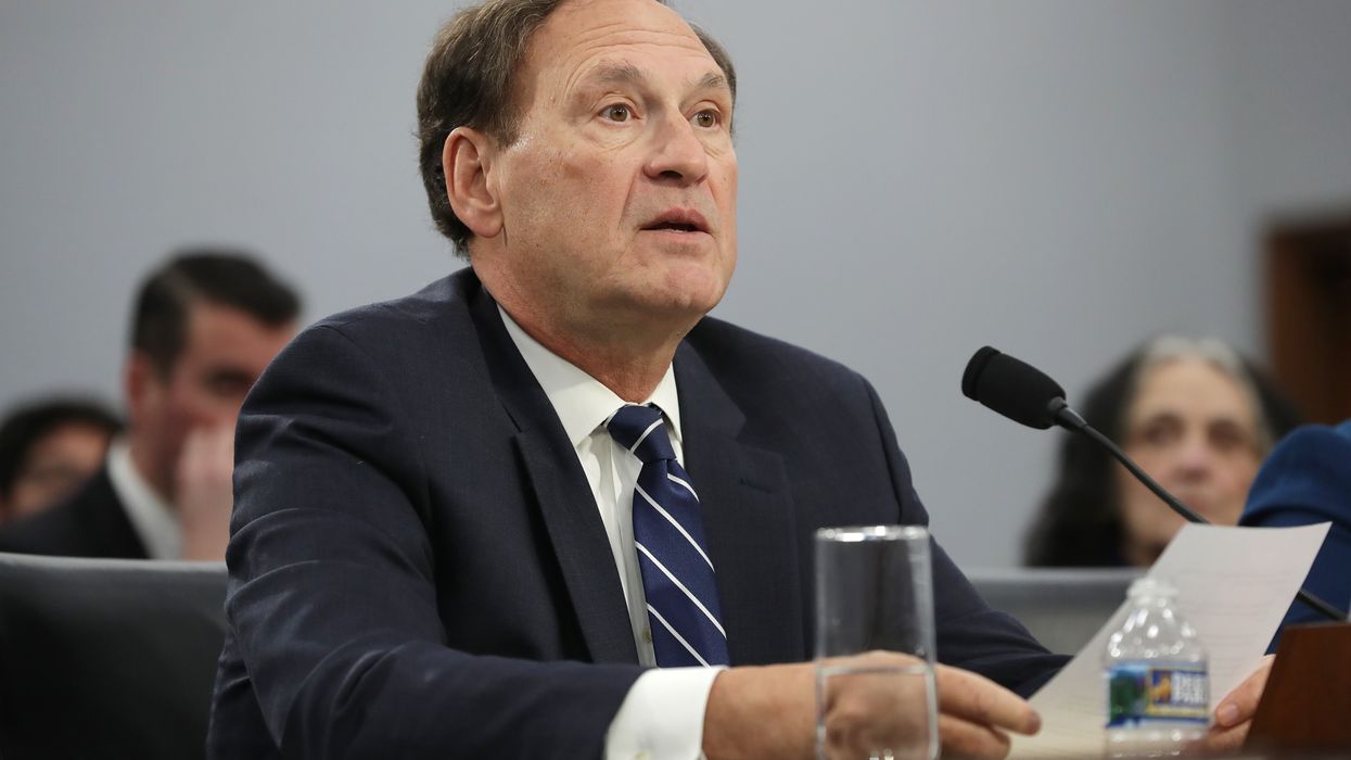 U.S. Supreme Court Justice Samuel Alito testifies at a House hearing