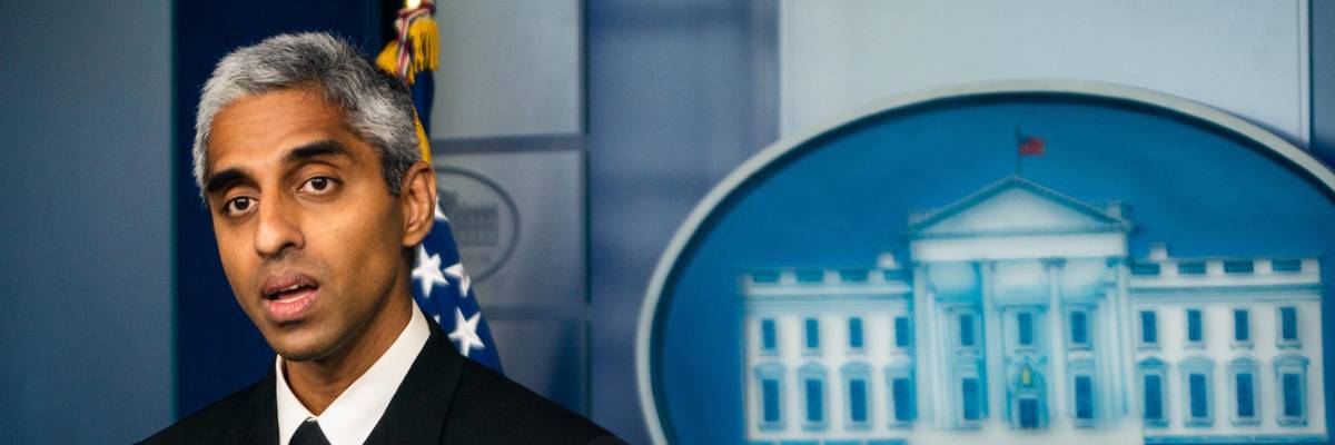 U.S. Surgeon General Dr. Vivek Murthy speaks during the daily press briefing in the James Brady Room at the White House on July 15, 2021. (Photo: Demetrius Freeman/The Washington Post via Getty Images)