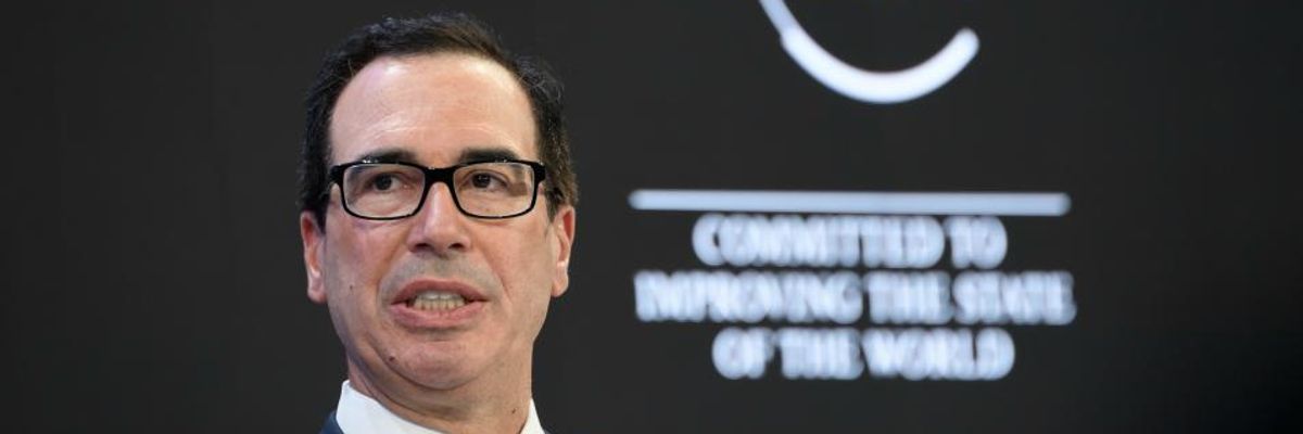 Mocking Call for Fossil Fuel Divestment, 'Foreclosure King' Steve Mnuchin Tells Greta Thunberg to Go Study Economics