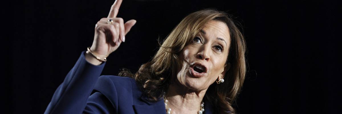 U.S. Vice President and Democratic presidential candidate Kamala Harris