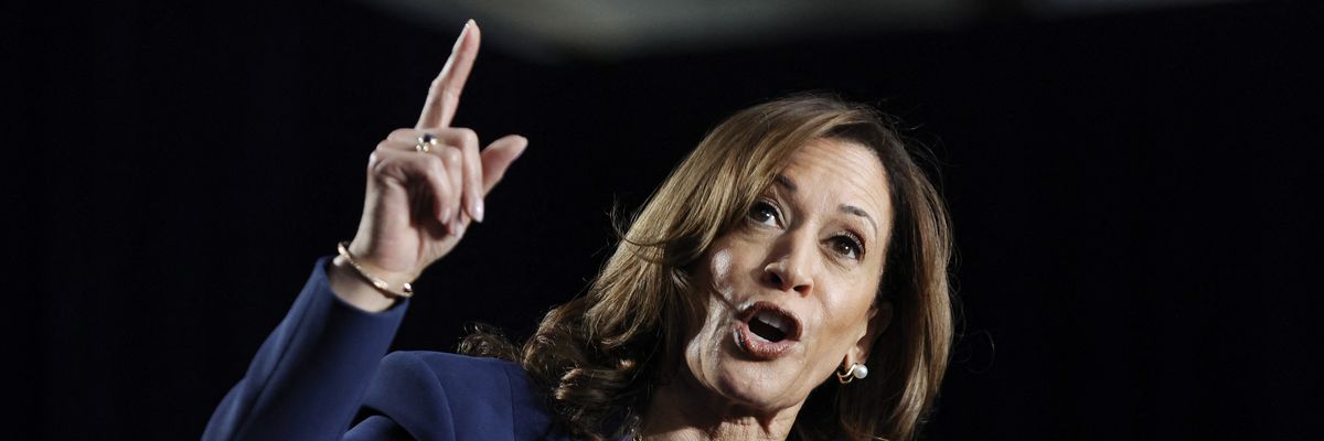 U.S. Vice President and Democratic presidential candidate Kamala Harris