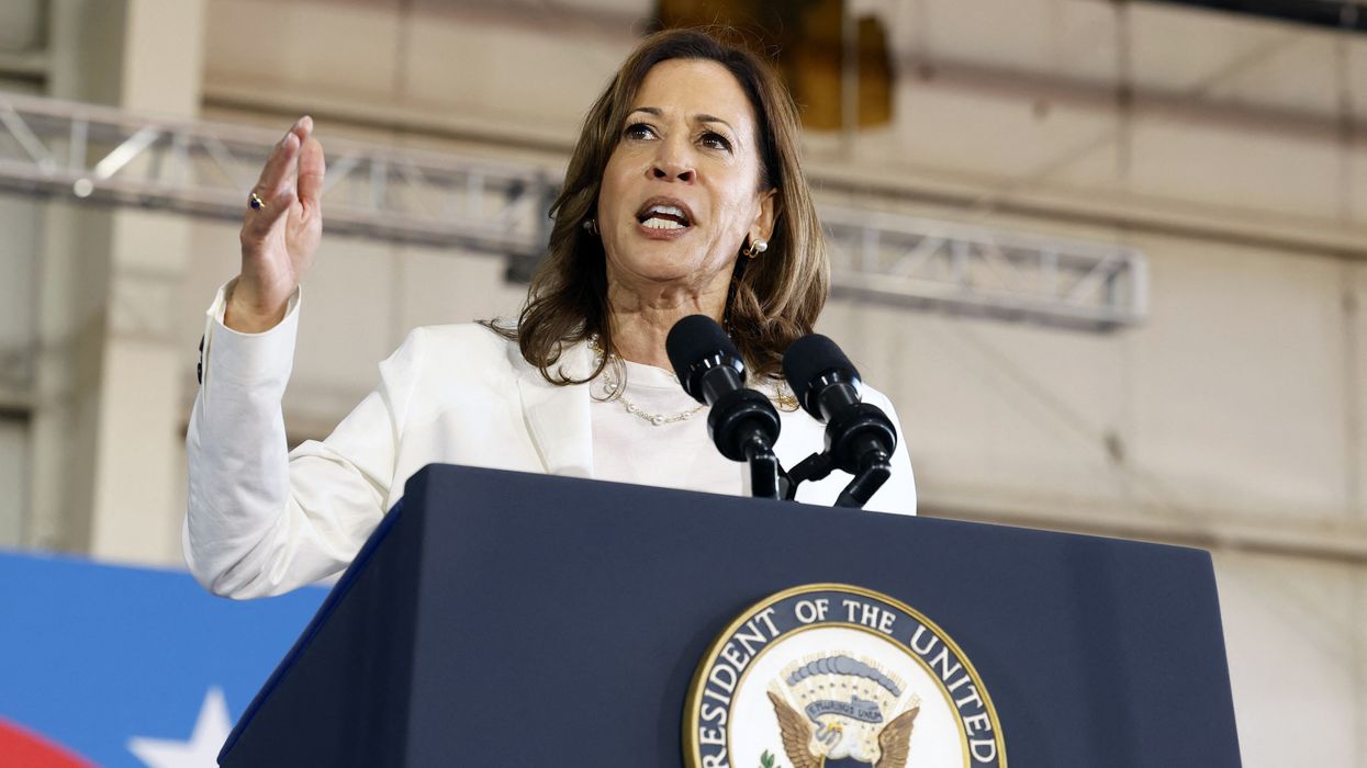 U.S. Vice President and Democratic presidential candidate Kamala Harris