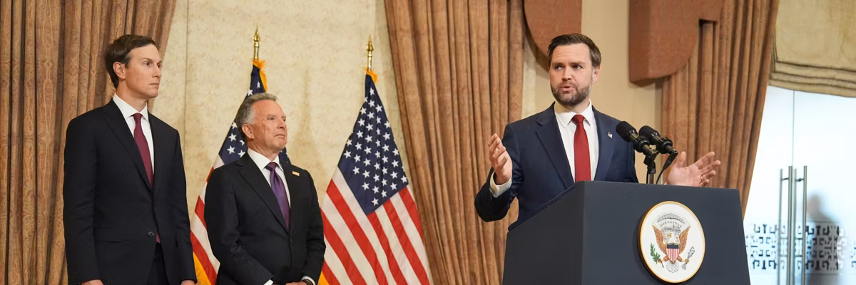 U.S. Vice President JD Vance Leads U.S. Delegation In Peace Talks With Iran In Pakistan
