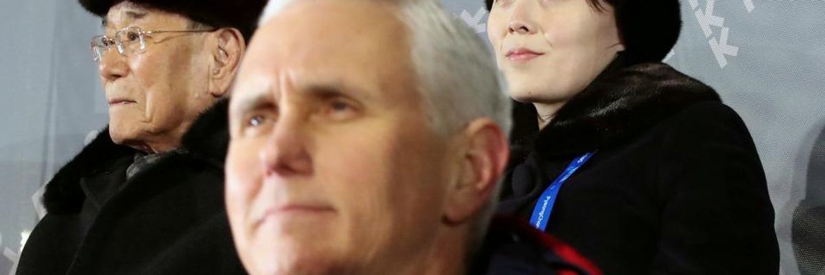 While the Two Koreas Talk, Trump Is Throwing Shade