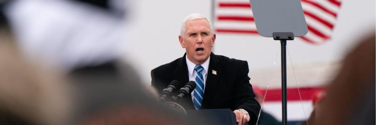 'Yes, Exactly,' Say Progressives After Pence Warns Democrats Will 'Make Rich Poorer and Poor More Comfortable'