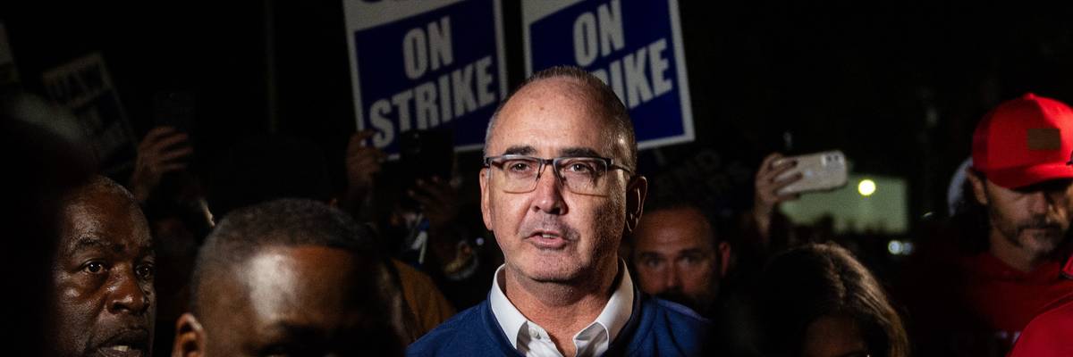UAW president Shawn Fain
