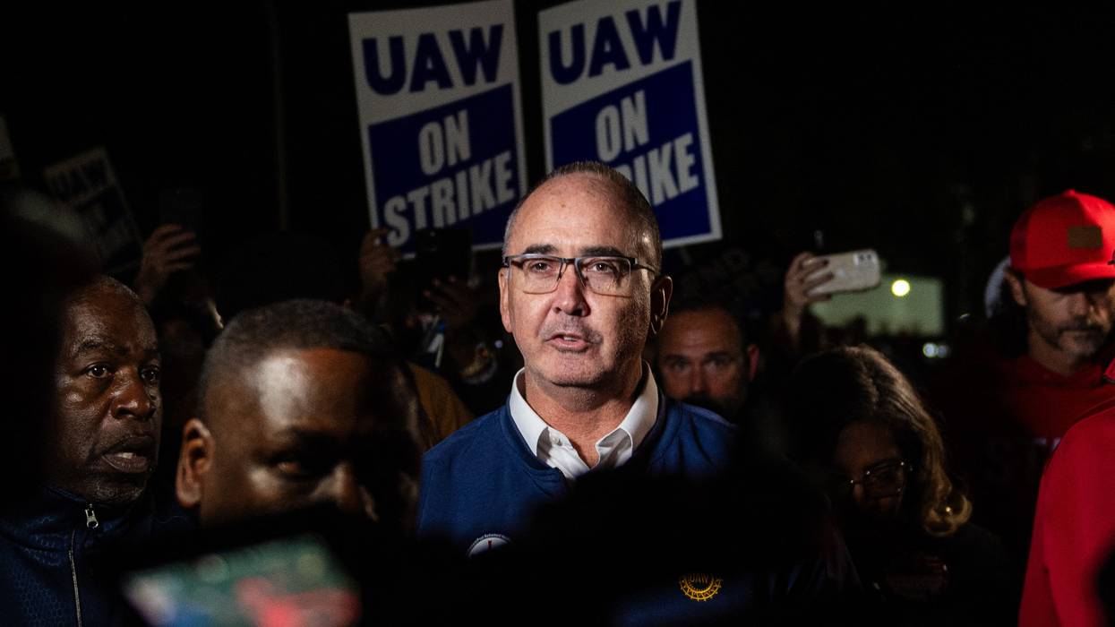 UAW president Shawn Fain