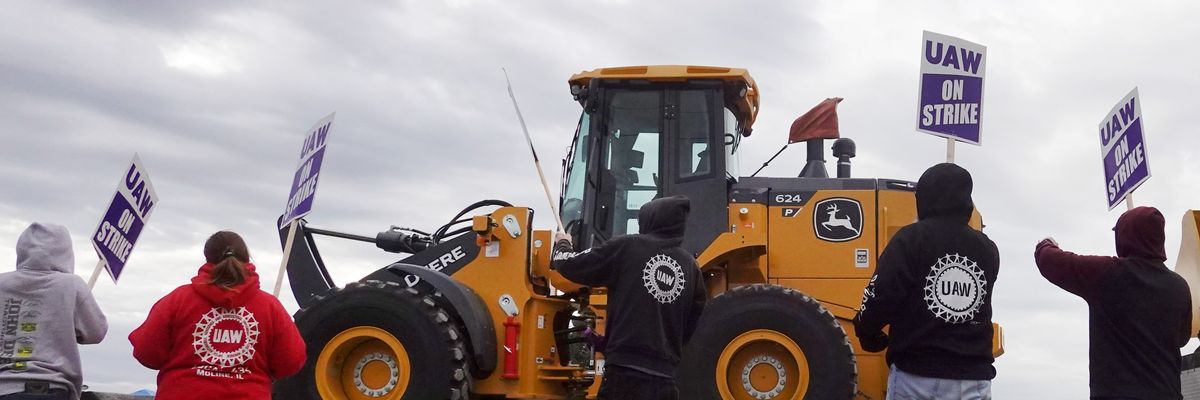 UAW strike against John Deere