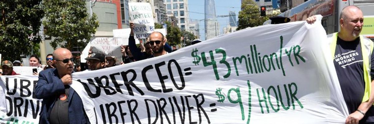 'Stinks to High Heaven': Calls to Investigate Trump Labor Board's Gift to Uber Amid Stock Market Struggles