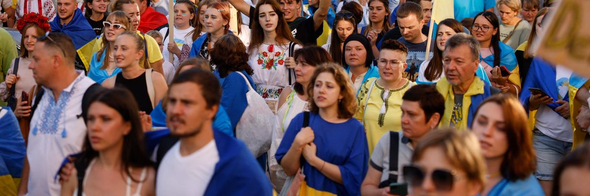 Ukraine anti-war protest