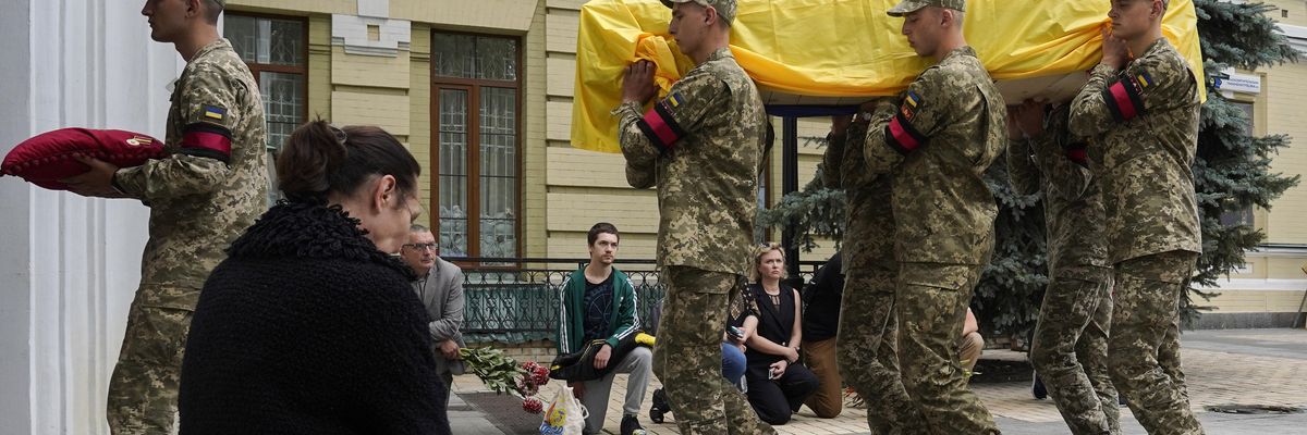 Ukraine soldier laid to rest