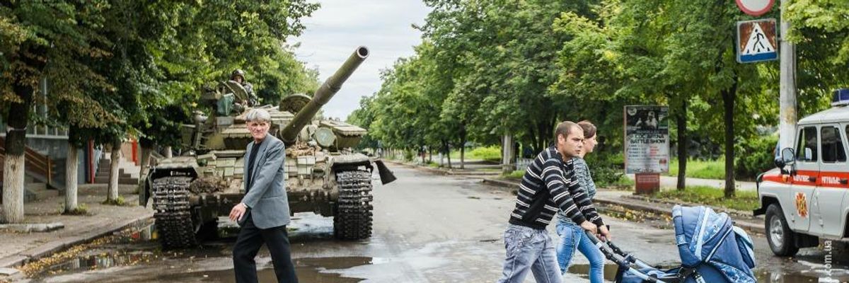 Ukrainian Civilians Under Siege