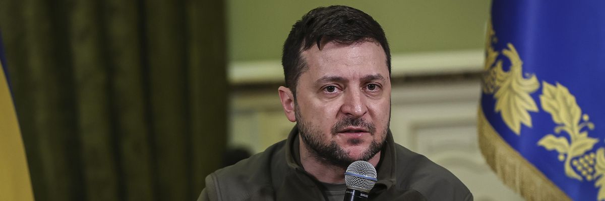 Ukrainian President Volodymyr Zelenskyy