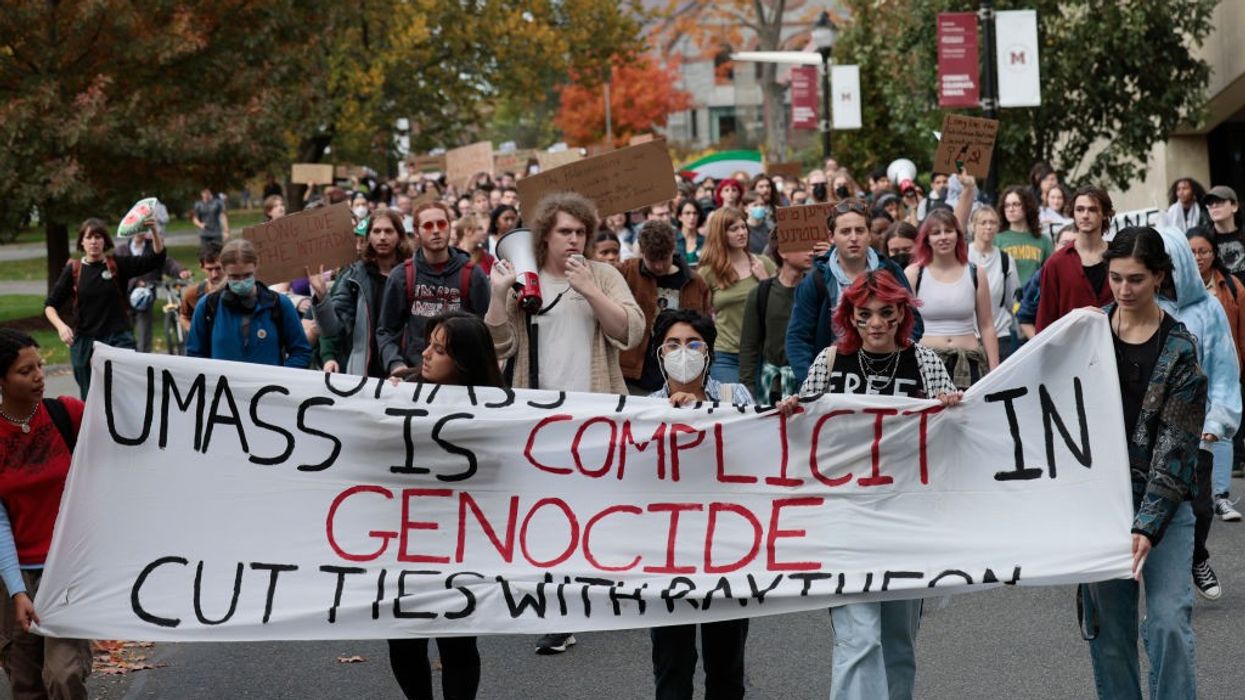 UMass students march against genocide in Gaza