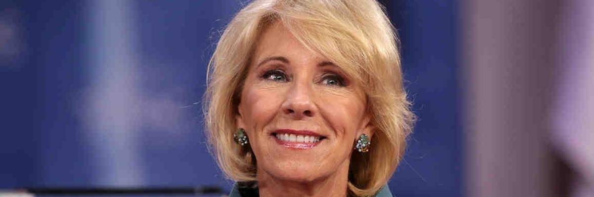 Betsy DeVos Wants to Roll Back Civil Rights Protections For Students Filing Complaints of Sexual Harassment or Assault
