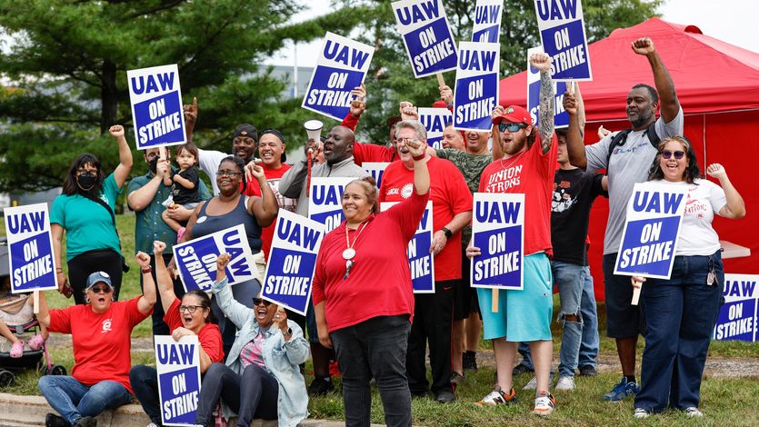 United Auto Workers members