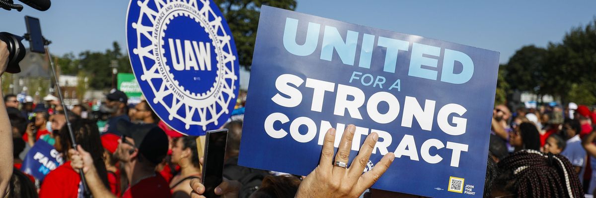 United Auto Workers members