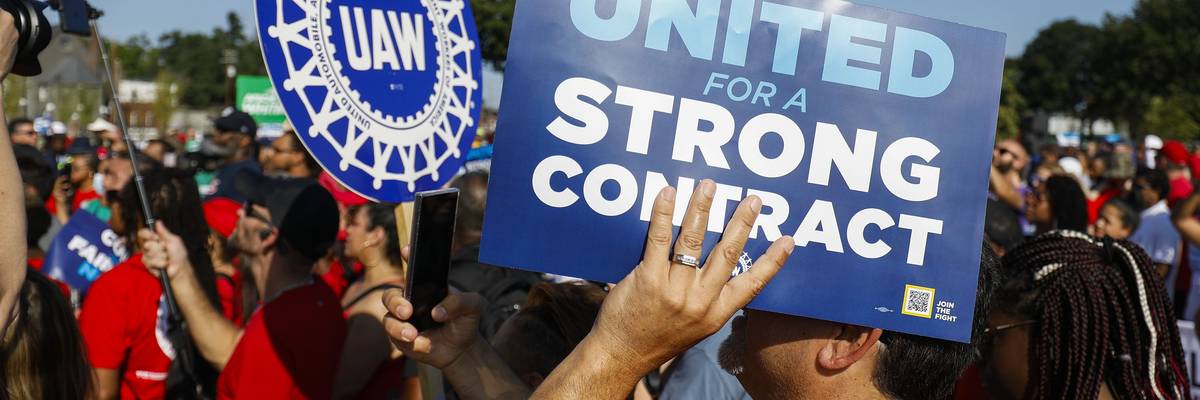 United Auto Workers members