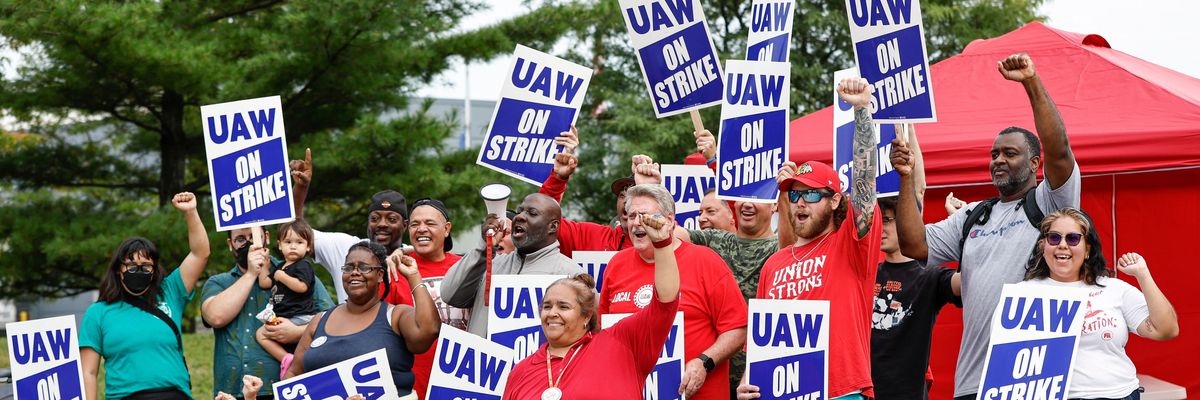 United Auto Workers members