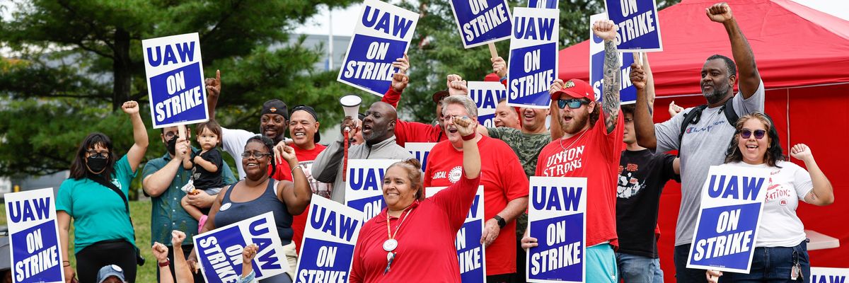 United Auto Workers members