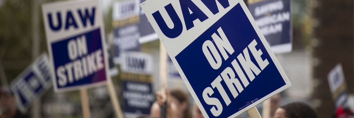 United Auto Workers members