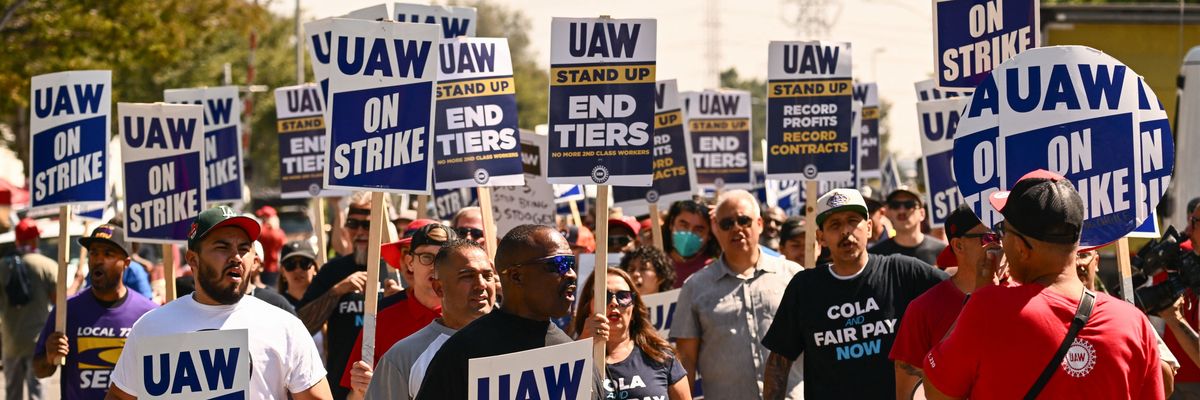 United Auto Workers members