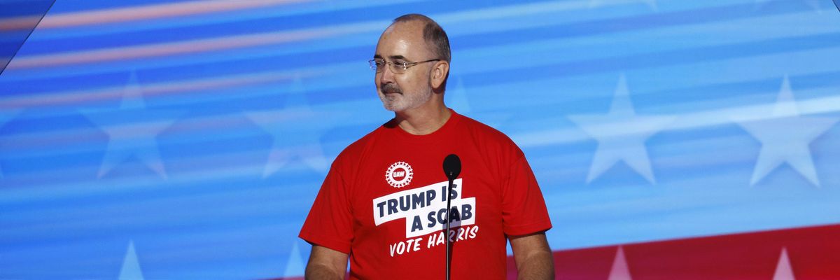 United Auto Workers president Shawn Fain