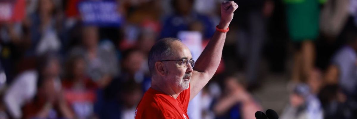 United Auto Workers president Shawn Fain